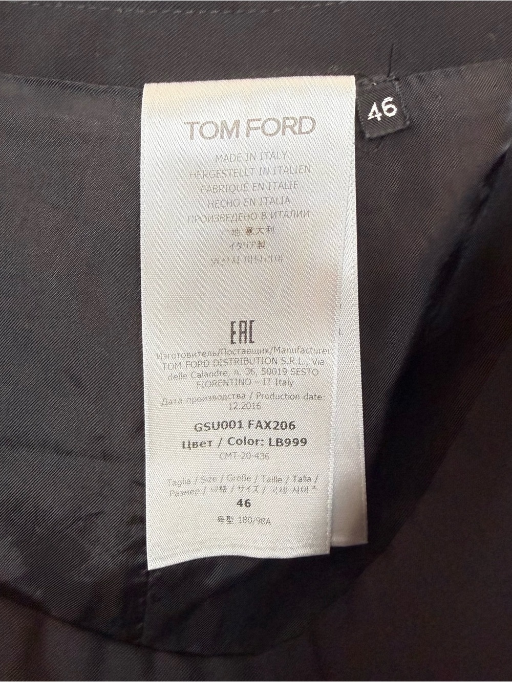 TOM FORD Black Stretch Pencil Skirt IT 46 US 10 Made in Italy Cupro Lined Luxury - Picture 5 of 13